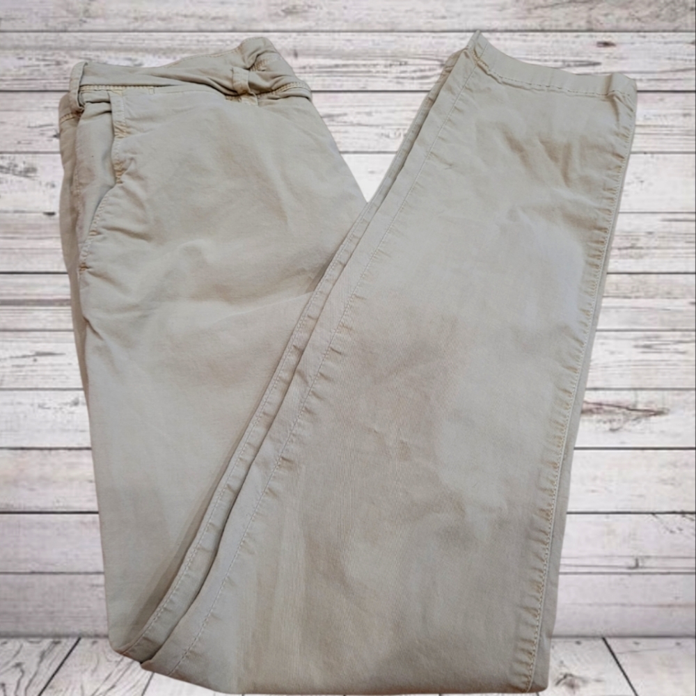 American Eagle Mens/Youth Pants Size 30X32 Slim Khaki/Beige Cotton